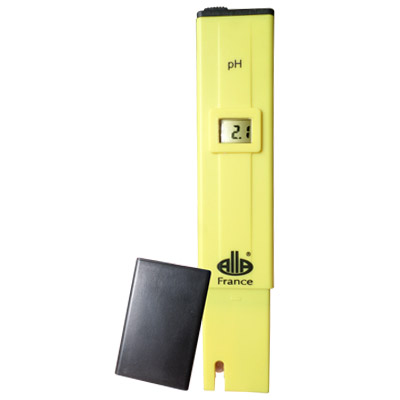 Pocket pH Meter, 0 to 14 pH, with ATC — ALLA France