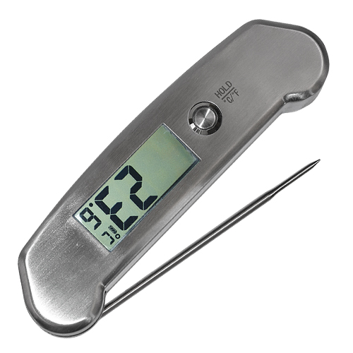 HACCP Stainless Steel Folding Thermometer, EN13485 — ALLA France