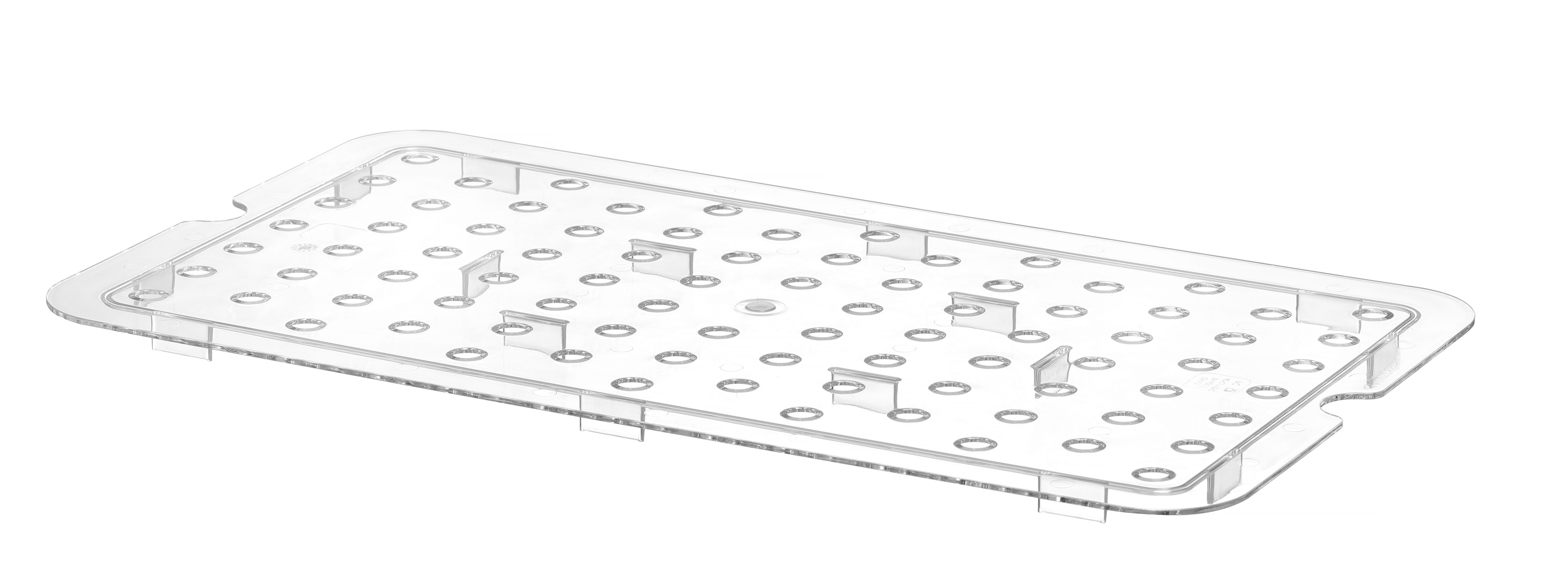Polycarbonate GN 1/1 Drain Shelf 460x250x15 mm — TKF France