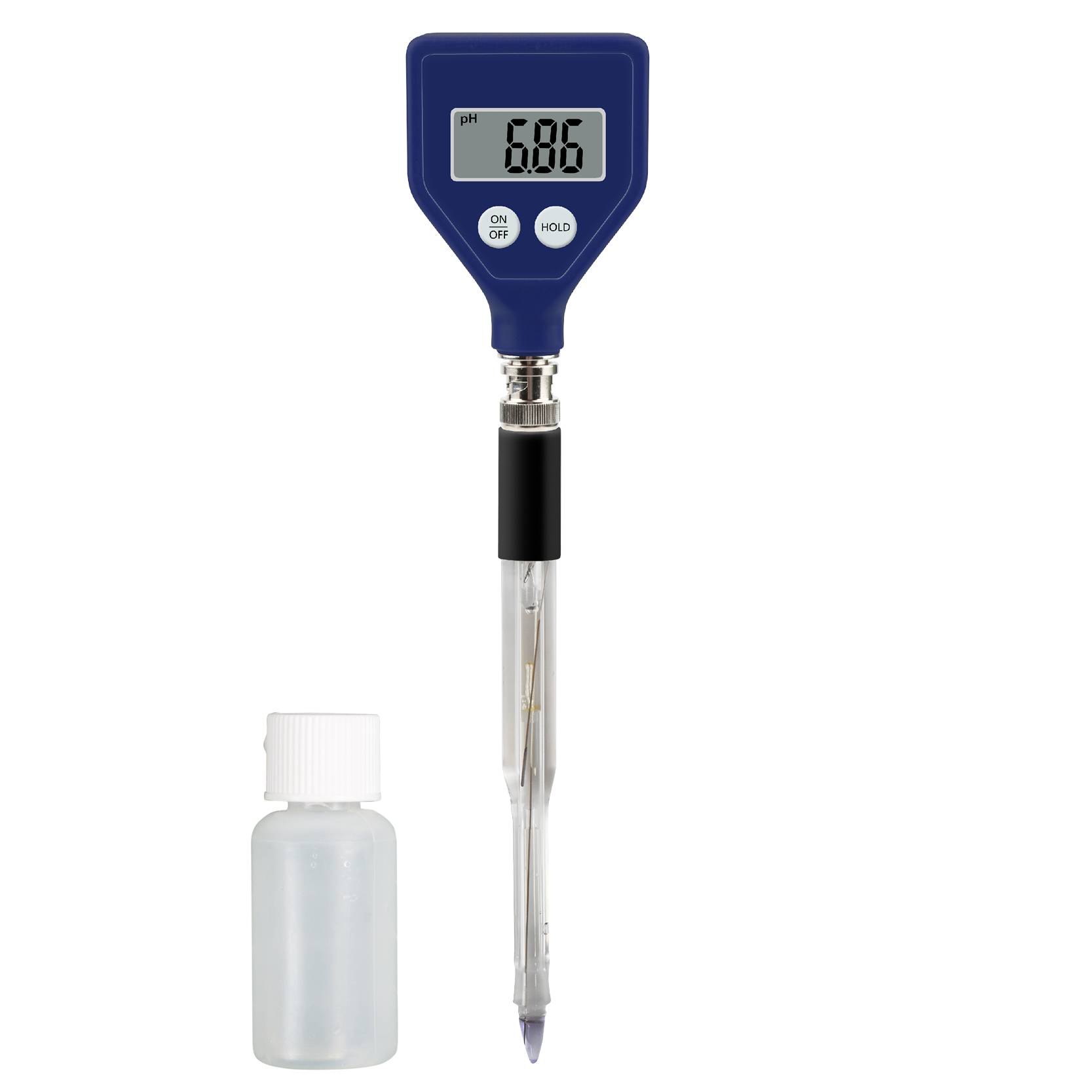 Digital pH Meter with Piercing Glass Electrode — ALLA France