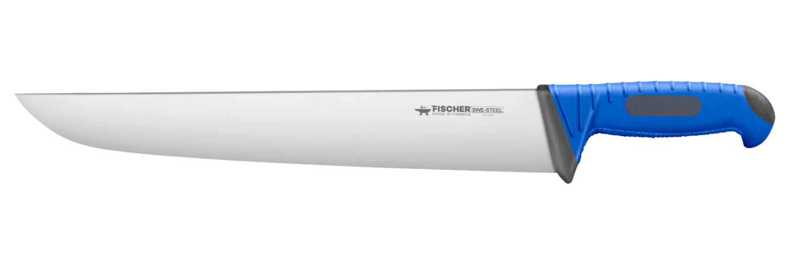 Butcher Slicing Knife 30cm Blue Bi-Material Handle