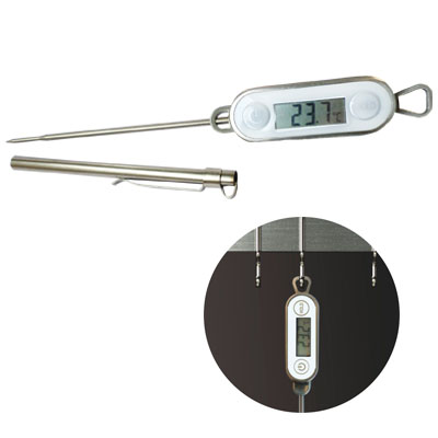Stainless Steel Digital Probe Thermometer, IP65 — ALLA France