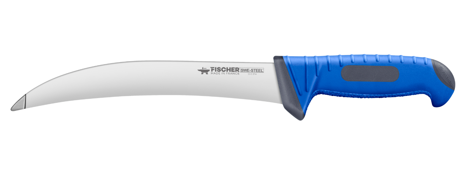 Rounded Tripe Knife 20cm Blue Handle