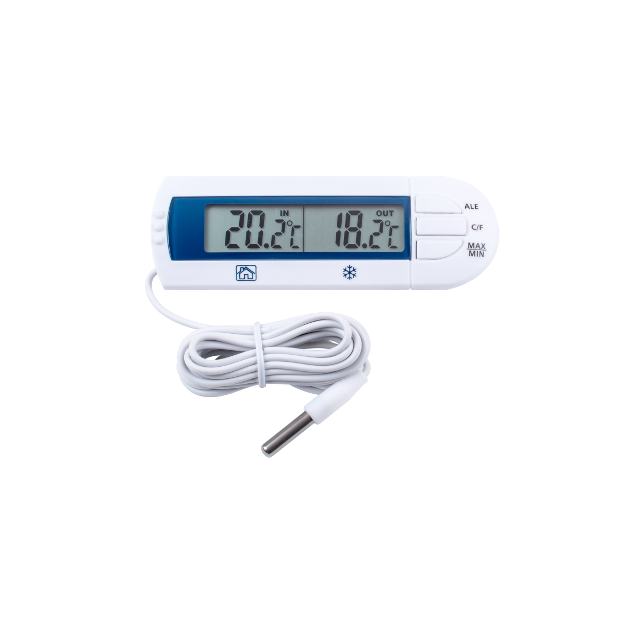 Digital Fridge/Freezer Thermometer with Wire Probe