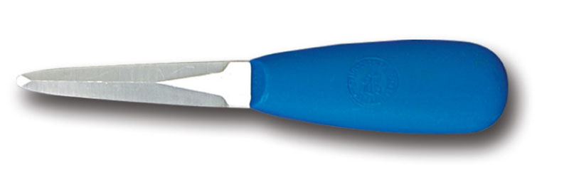 Oyster Knife with Blue Handle