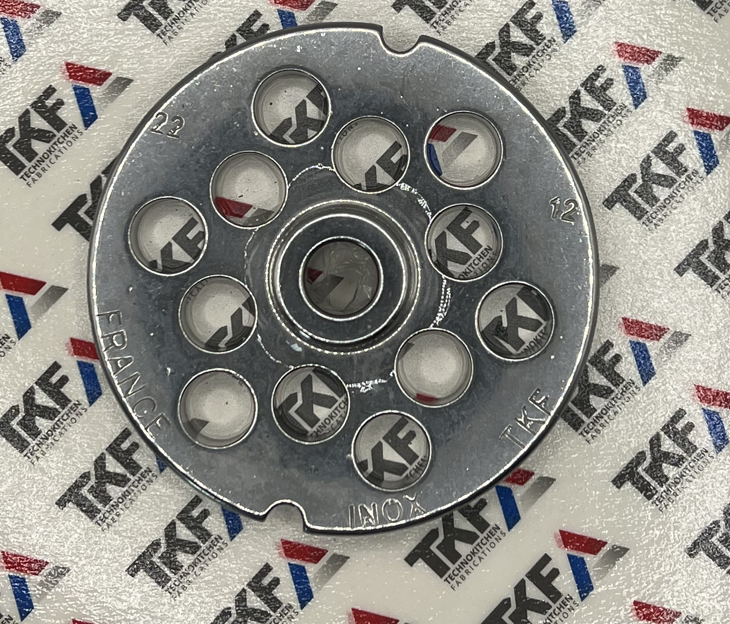 Meat Mincer Strainer Size 22 / 12mm Holes — TKF France