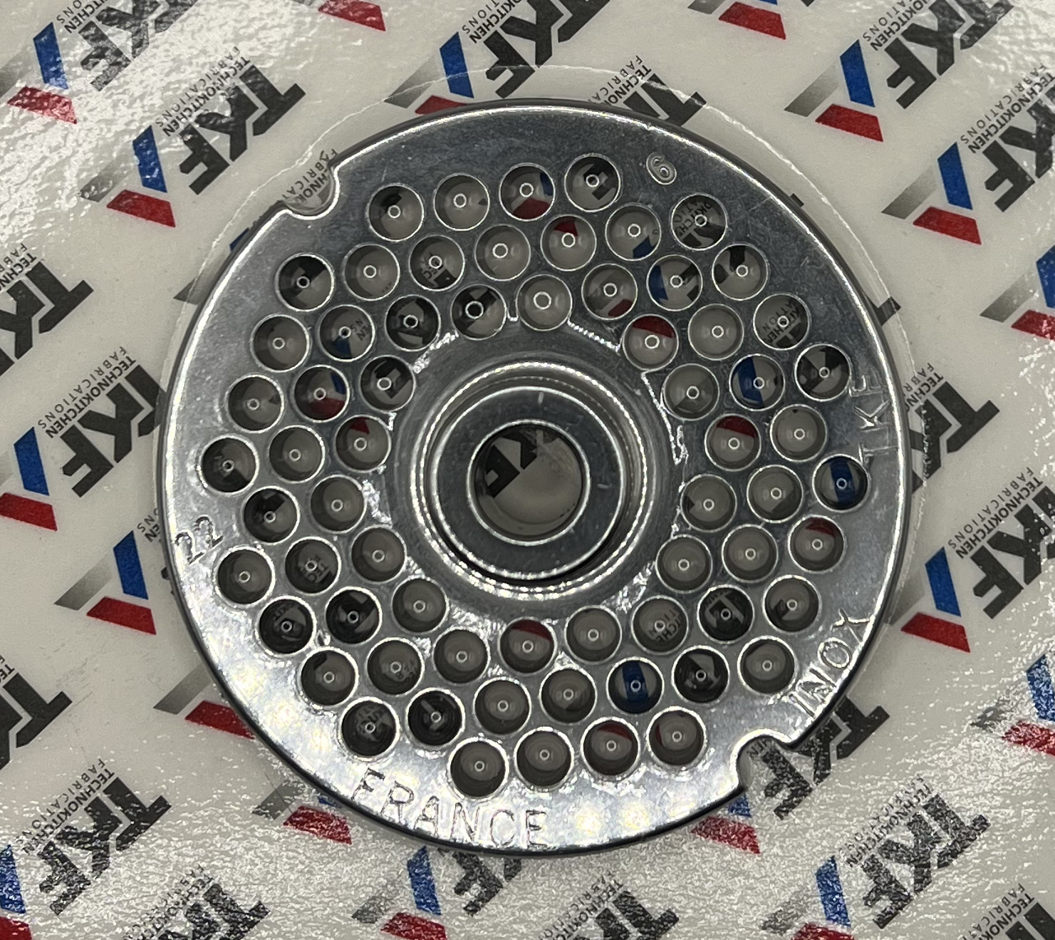 Meat Mincer Strainer Size 22 / 6mm Holes — TKF France