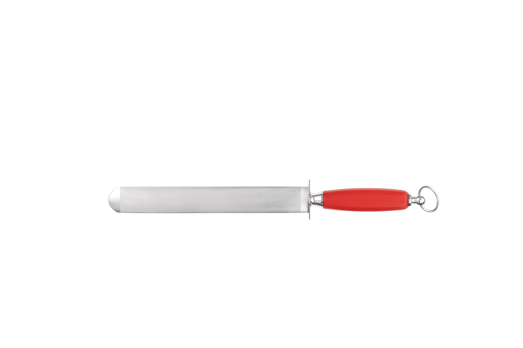 Sharpening Steel 25.4cm Balkan Red Plastic Handle — TKF France