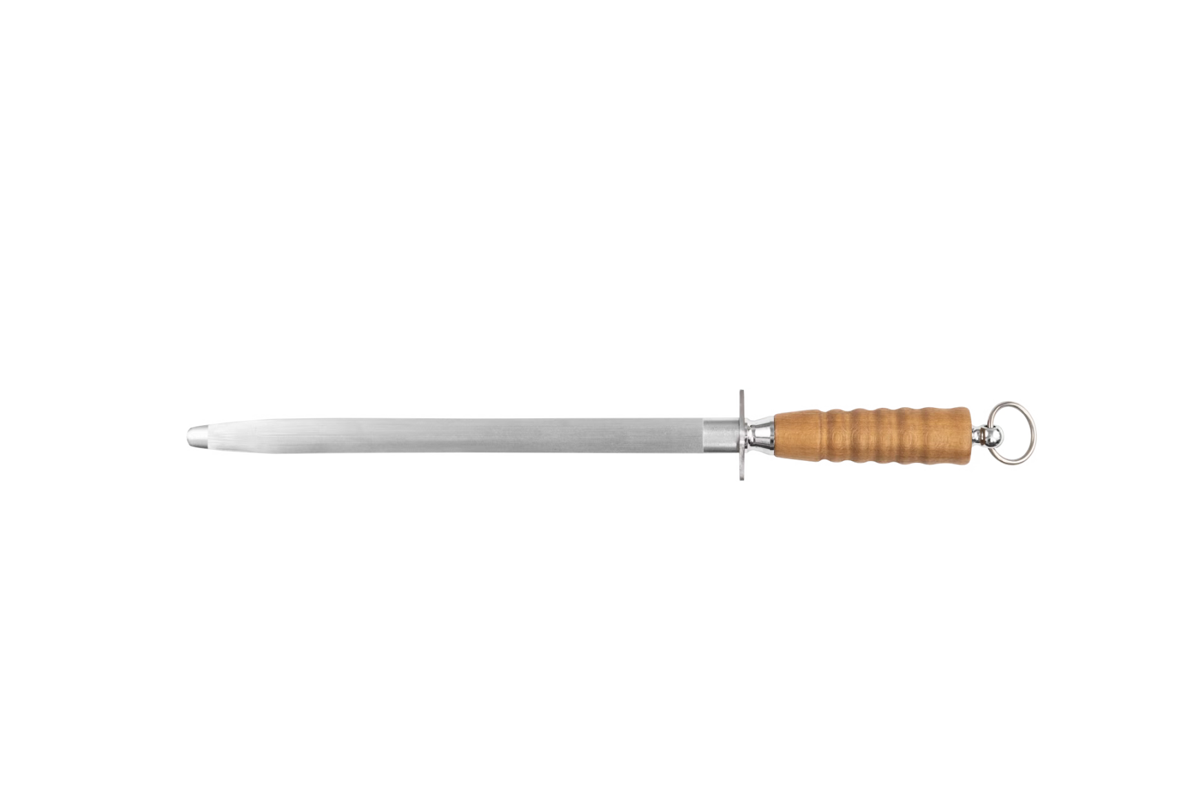 Sharpening Steel 35.5cm Natural Wood Handle — TKF France
